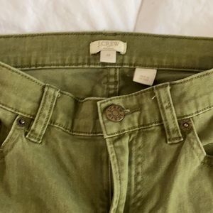 J Crew Stretch Pants Olive